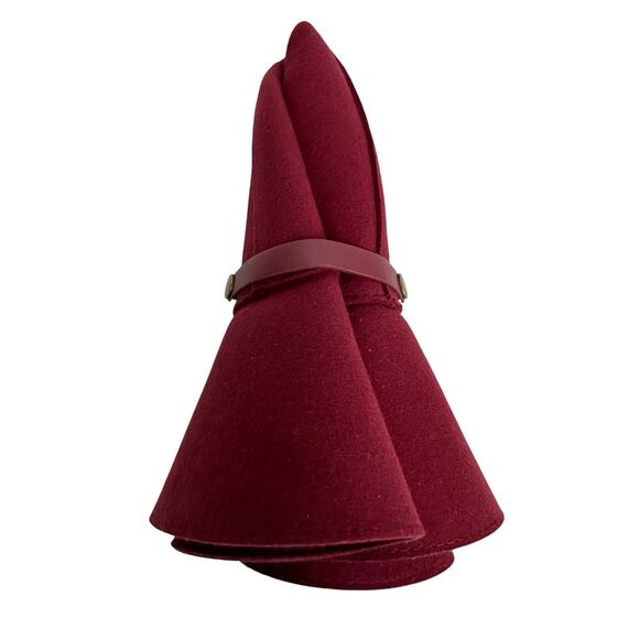 Adora Women\'s Burgundy Wool Felt 4\